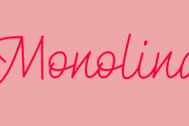 Monolina Stencil