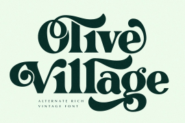Olive Village Regular
