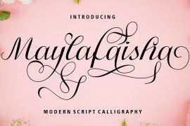 Maylafaisha Script Regular