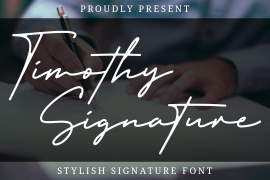 Timothy Signature Regular