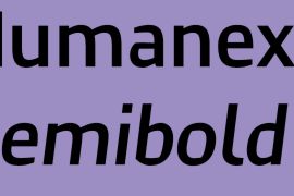 Humanex SemiBold Italic