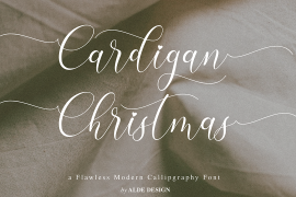 Cardigan Christmas Italic