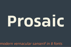 Prosaic Std Bold
