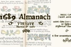 1689 Almanach Symbols