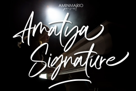 Amatya Signature Italic