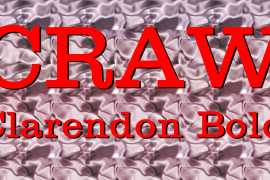 Craw Clarendon Bold