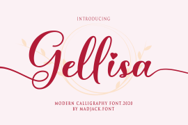 Gellisa Script Regular