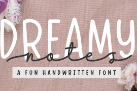 Dreamy Notes Script Sans