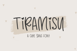 Tiramisu Sans Regular
