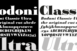 Bodoni Classic Ultra