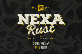 Nexa Rust Script T Shadow 1