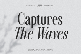 Capture The Waves Italic