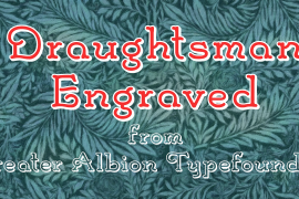 Draughtsman Engraved Regular