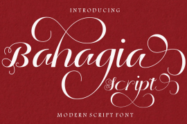 Bahagia Script Regular