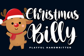 Christmas Billy Italic