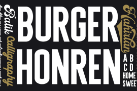 Burger Honren Retro Bold