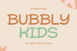 Bubbly Kids Regular