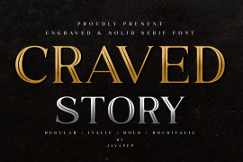 Craved Story Solid Bold Italic