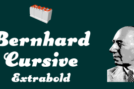 Bernhard Cursive Extrabold