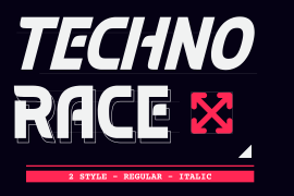 Techno Race Italic