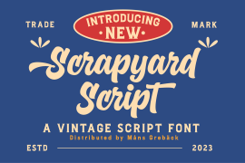 Scrapyard Script Bold