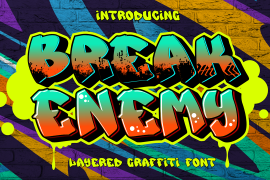 Break Enemy Graffiti Regular