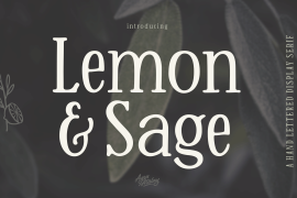 Lemon And Sage Regular