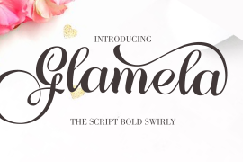 Glamela Script Regular