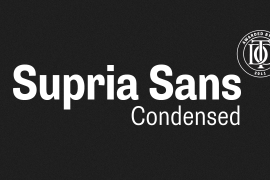 Supria Sans Condensed Black