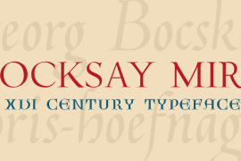 Bocksay Mira Italic