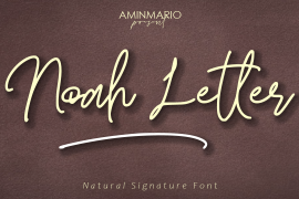 Noah Letter Italic