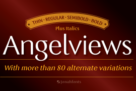 Angelviews Bold Italic