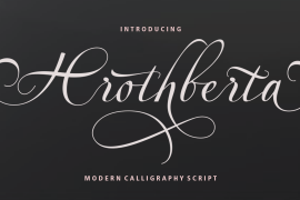 Hrothberta Script Regular
