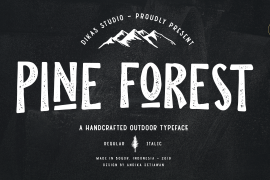 Pine Forest Italic Press