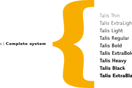 Talis SemiExp ExtraBlack Italic