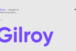 Gilroy Heavy Italic
