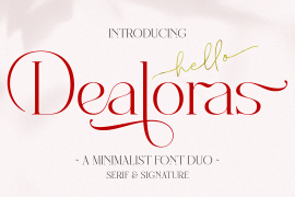 Dealoras Font Duo Regular