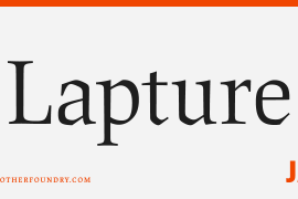 Lapture Subhead Bold Italic