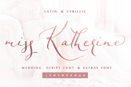 Miss Katherine Cyrillic Script