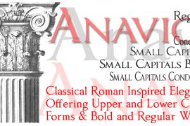 Anavio Small Capitals Condensed