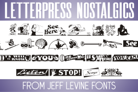 Letterpress Nostalgics JNL