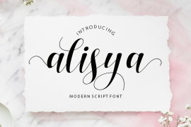 Alisya Script Regular