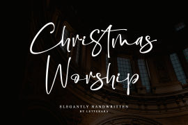Christmas Worship Italic