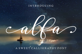 Alfa Script Regular