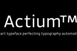 Actium Black Italic