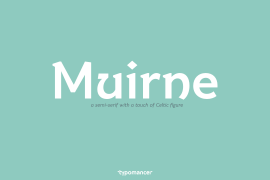 Muirne Black Italic