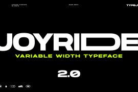 Joyride Ext Outline Italic
