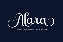 Alara Script Slant