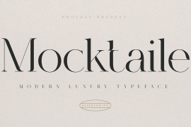 Mocktaile Typeface Regular