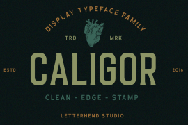 Caligor Sans Stamp